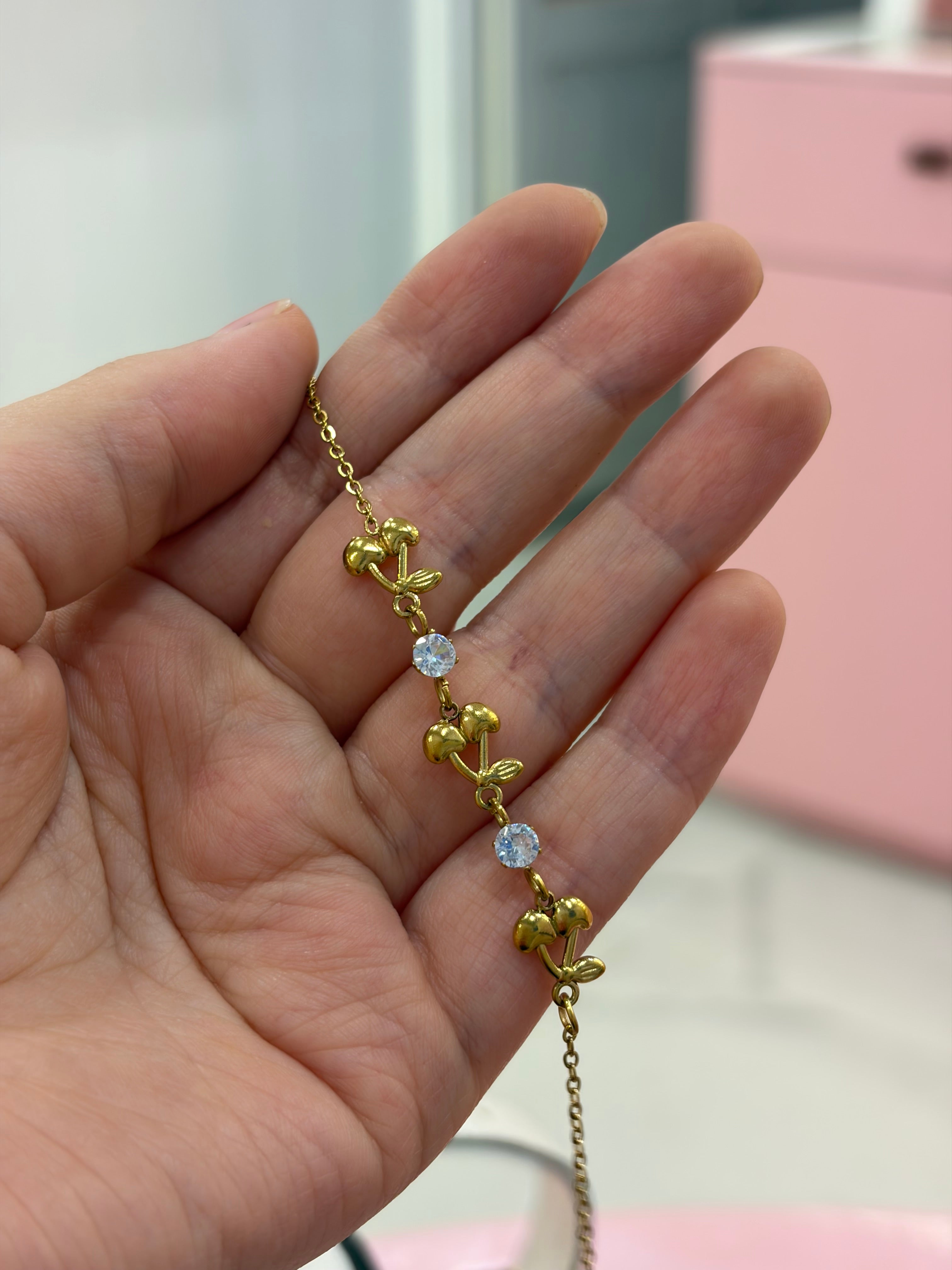 Cherry bracelet