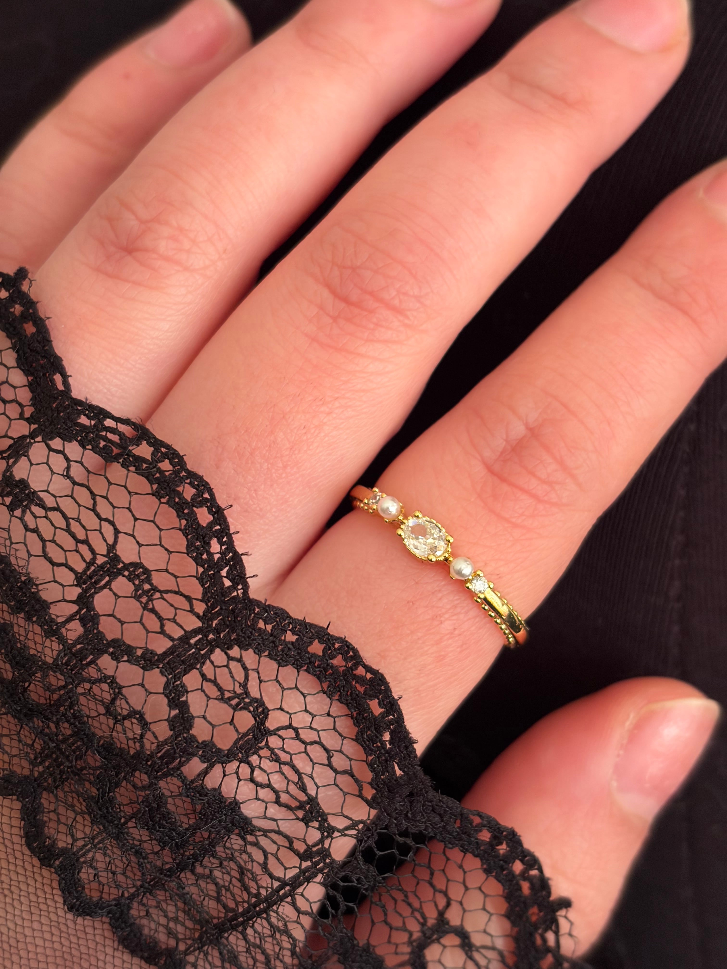 Marquise ring