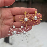 Snowflake earrings