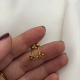 Flower stud (ball back)