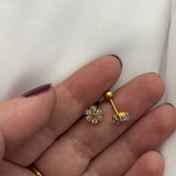 Daisy stud (ball back)