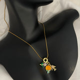 Orange necklace