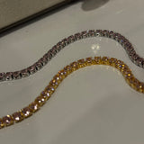 Vibe tennis bracelet(pink)