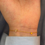 Minimal initial bracelet
