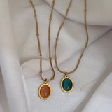 Oval necklace