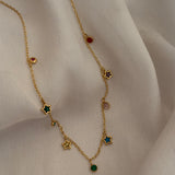 Dainty star necklace