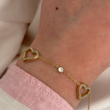 Hearts bracelet