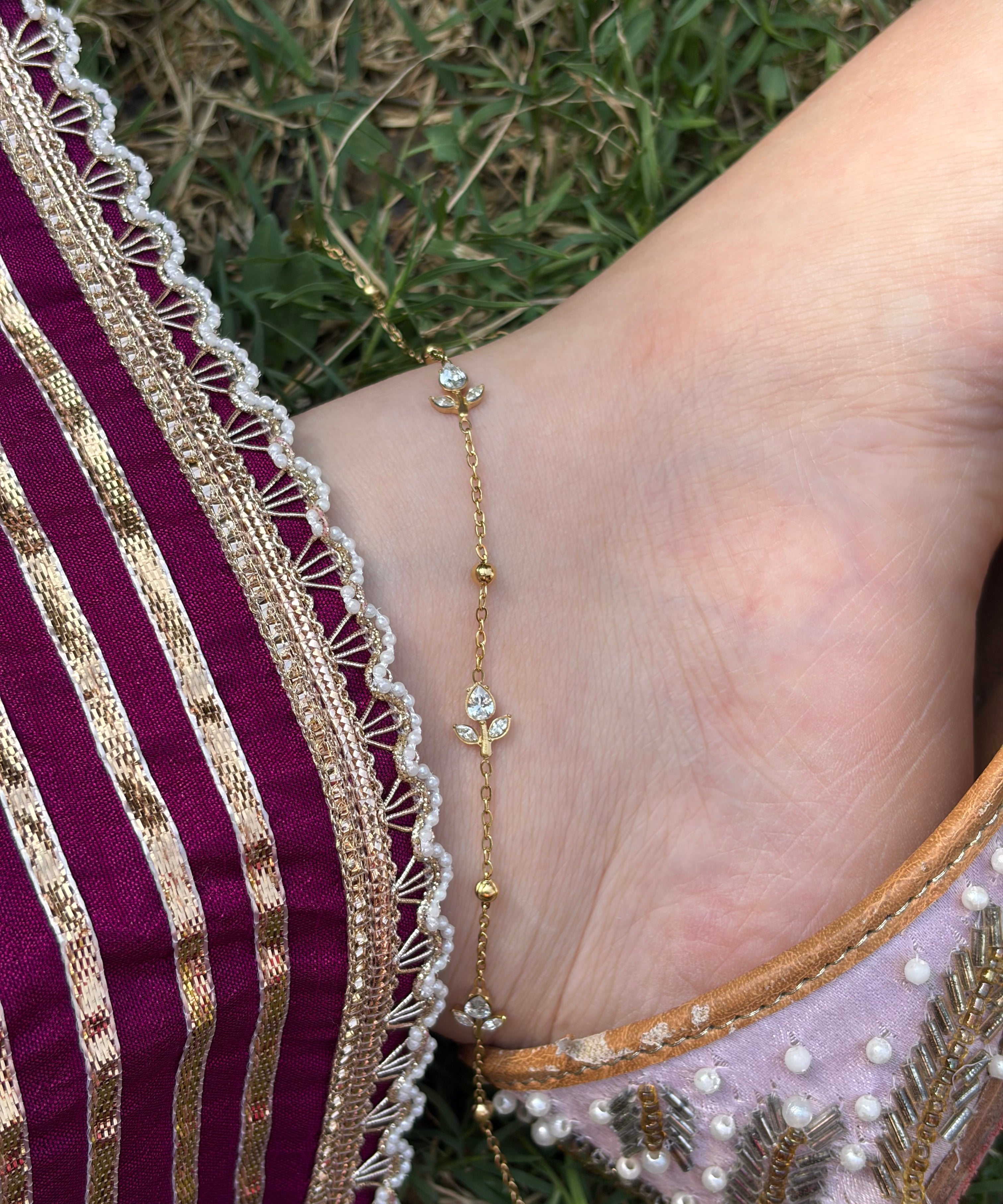 Tulip anklet(1pc)