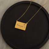 Love you necklace