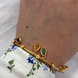 Drop charm bracelet