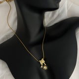 Sun necklace