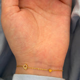 Minimal initial bracelet