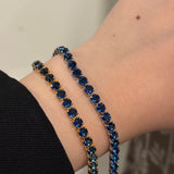 Aura tennis bracelet(blue)