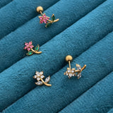 Floral stud