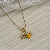 Lemon necklace