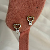 Heart stud