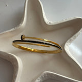 Black nail bracelet(baby size)