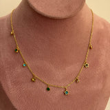 Dainty star necklace