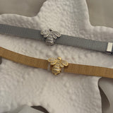 Bee strap bracelet