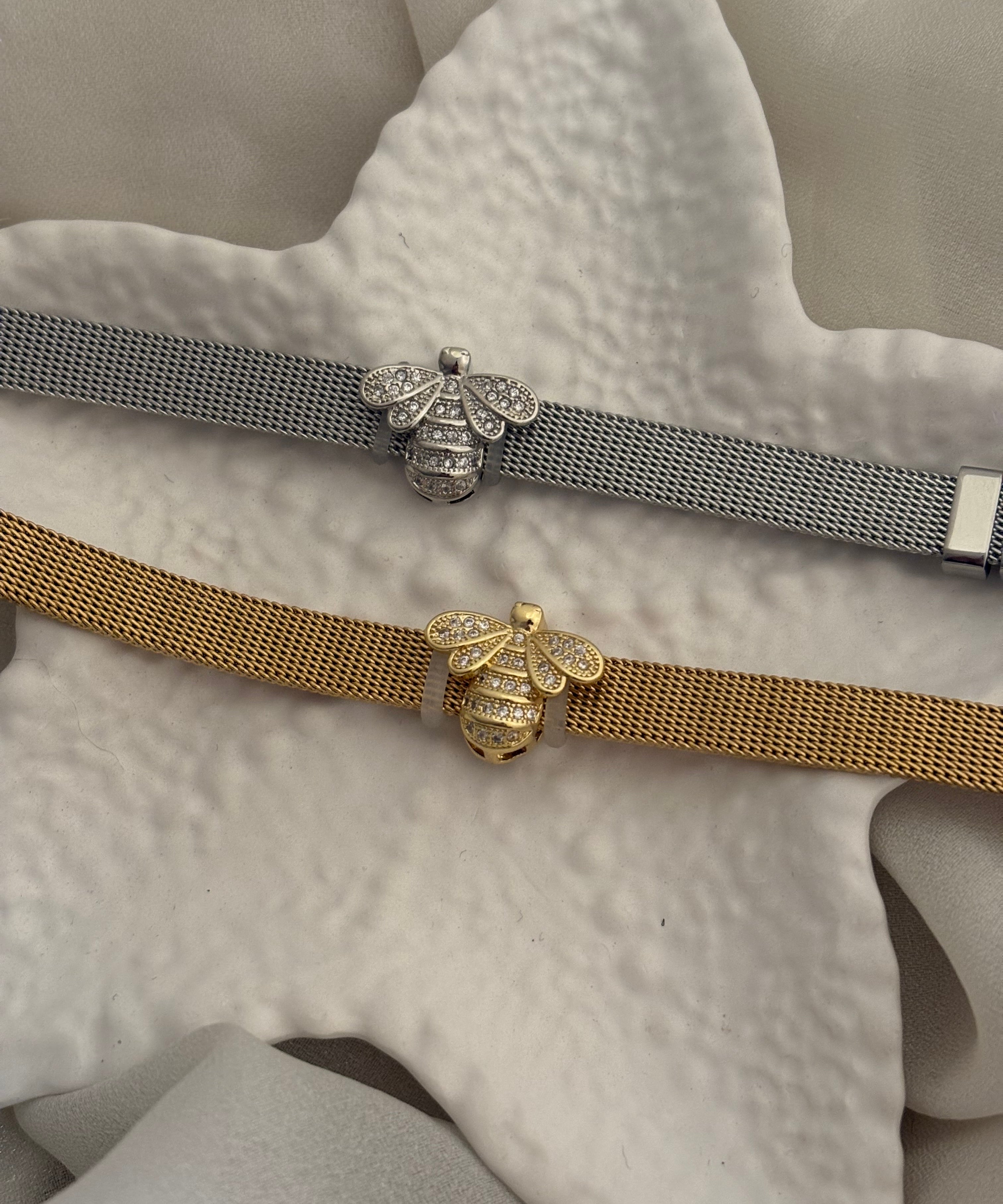 Bee strap bracelet