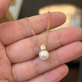 Pearl stone necklace