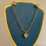 Crystal heart set