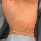 Minimal initial bracelet