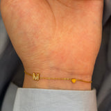 Minimal initial bracelet