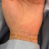 Minimal initial bracelet
