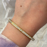 Slim studded bracelet