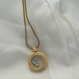 Moon star necklace