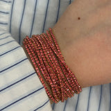 Pink stretchable bracelet