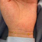Minimal initial bracelet