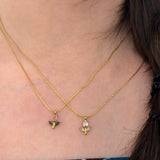 Minimal tulip necklace