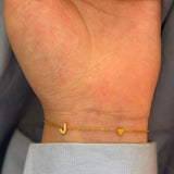 Minimal initial bracelet
