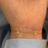 Minimal initial bracelet