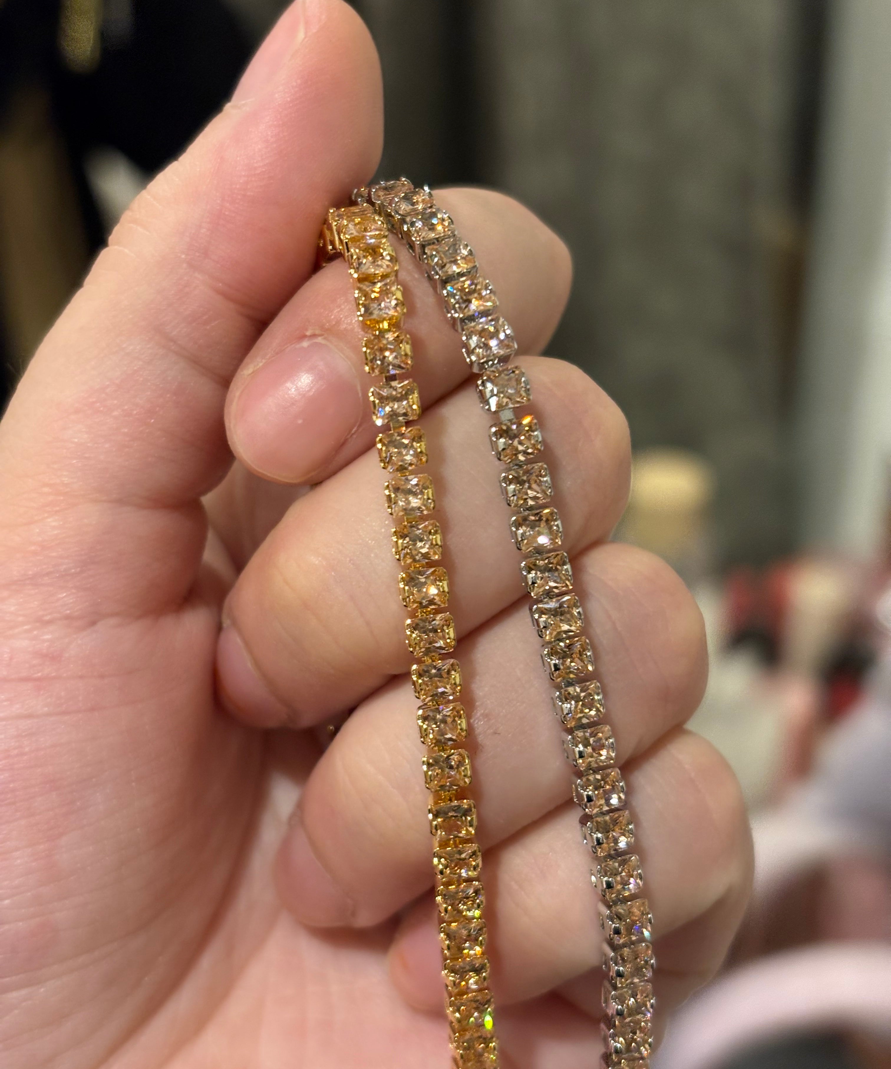 Vera tennis bracelet(yellow)