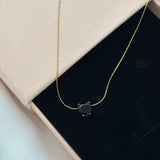 Heart solitaire necklace