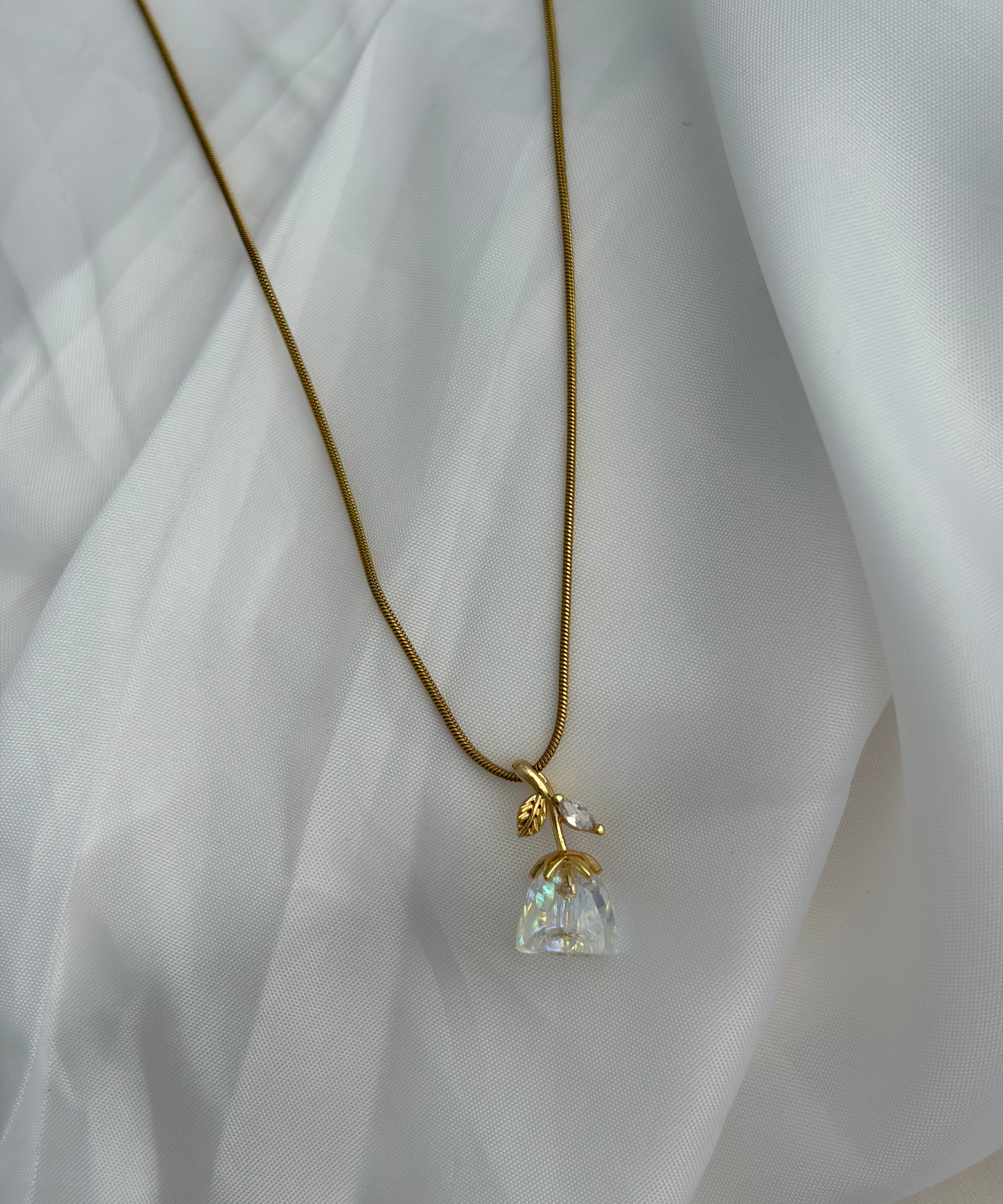 Clear necklace
