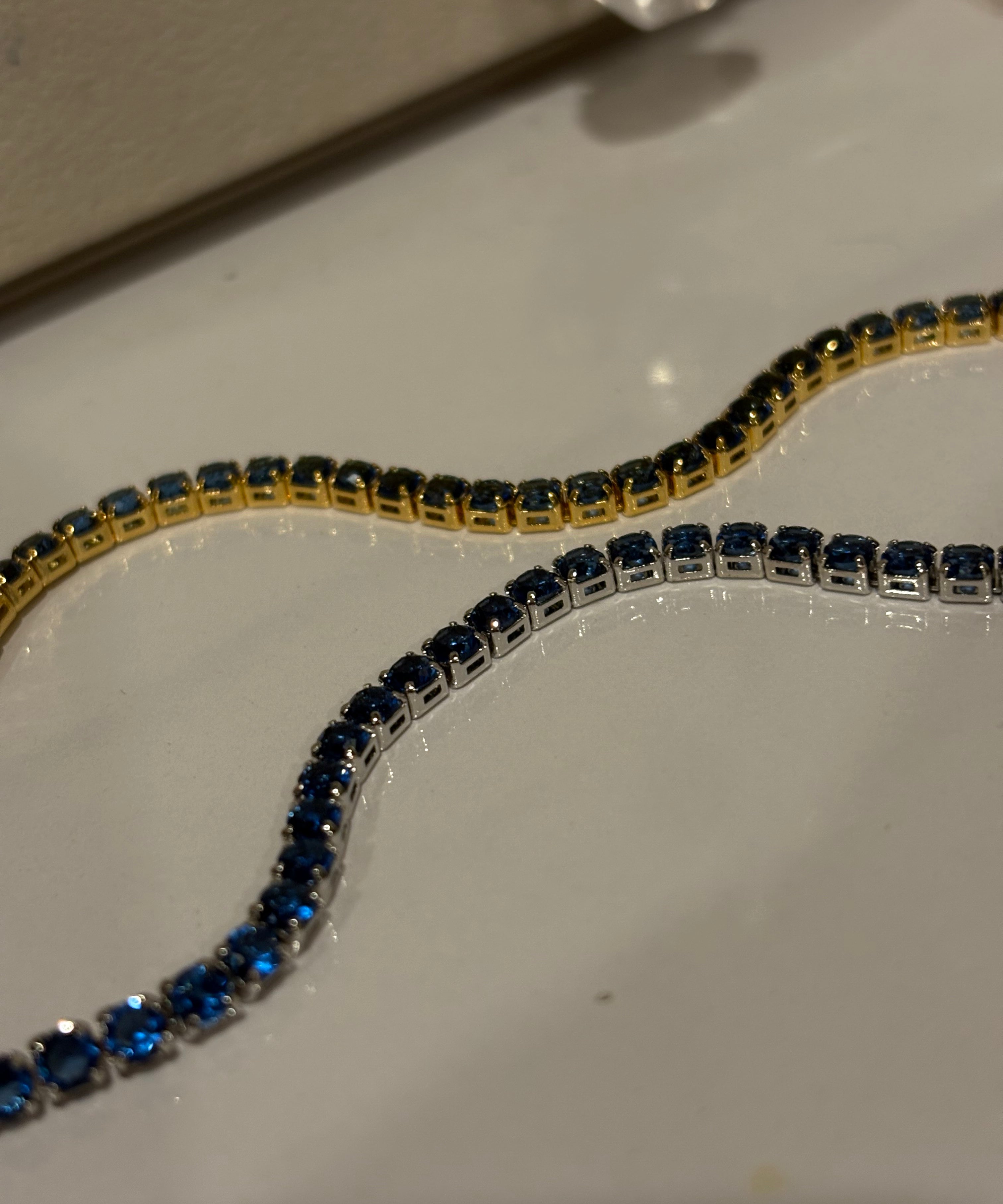 Vibe tennis bracelet(blue)