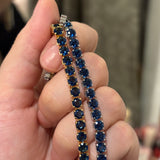 Aura tennis bracelet(blue)