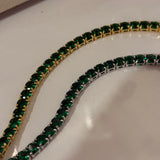Aura tennis bracelet(emerald)