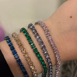 Sky tennis bracelet