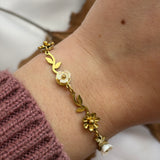 Floral bracelet