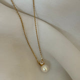 Pearl stone necklace