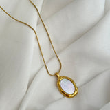 Moonstone necklace