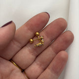 Leaf stud (ball back)