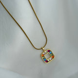 Square necklace