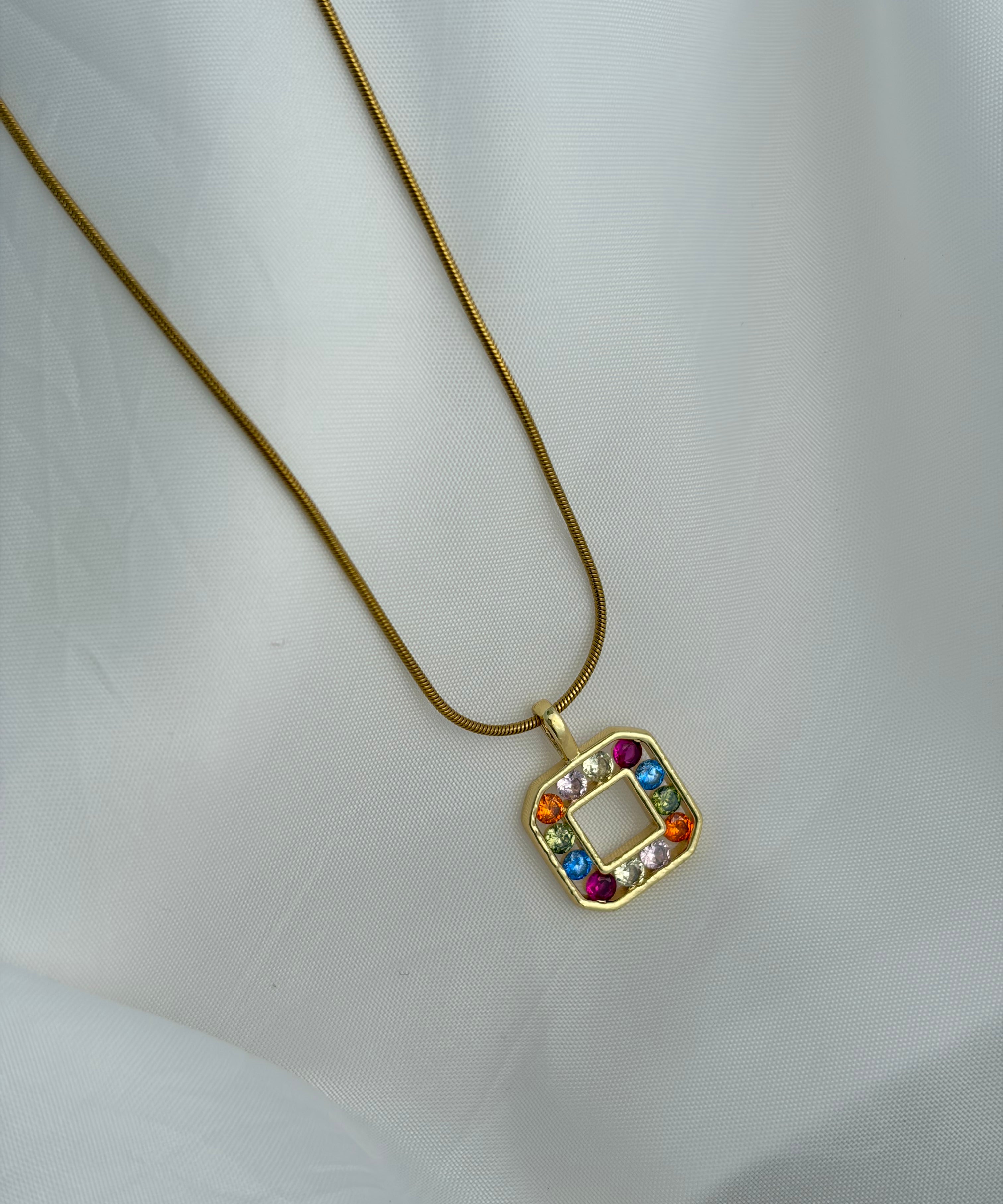 Square necklace