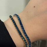 Vera tennis bracelet(blue)